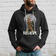 Bigfoot Rock Roll Sasquatch Christmas Believe Hoodie Gifts for Him