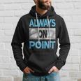 Blue Always On Point Blue Color Graphic Hoodie Gifts for Him
