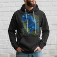 Blue Poison Dart Frog Colored Exotic Animal Amphibian Pet Hoodie Gifts for Him