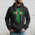 Brazil Jesus Cross Brazilian Faith Brasileiro Christian Hoodie Gifts for Him