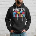 Brick Builder Building Blocks Bricks Master Builder Hoodie Gifts for Him