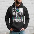 Brother Of A Rare Disease Warrior Rare Disease Awareness Hoodie Gifts for Him