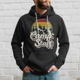 Camp Staff Outdoor Sunset Summer Camping Vintage Camp Staff Hoodie Gifts for Him