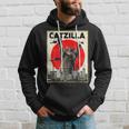 Catzilla Anime Lover Kawaii Animals Japanese Style Movies Hoodie Gifts for Him