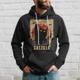 Catzilla Retro Hoodie Geschenke für Ihn