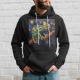 Chameleon Van Gogh Style Starry Night Hoodie Gifts for Him