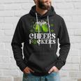 Cheers Fuckers St Patrick's Day Beer Drinking Hoodie Gifts for Him