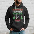 Christmas Booked Because Golf Sport Lover Xmas Hoodie Gifts for Him
