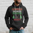 Christmas Booked Because Hockey Sport Lover Xmas Hoodie Gifts for Him
