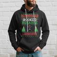 Christmas Booked Because Lacrosse Sport Lover Xmas Hoodie Gifts for Him