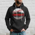 Cincinnati Souvenir Baseball City Downtown I Love Cincinnati Hoodie Gifts for Him