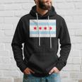 City Of Chicago Illinois Flag Windy City Hoodie Gifts for Him