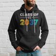 Class Of 2037 Grow With Me First Day Of School Graduation Hoodie Gifts for Him