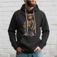 Colorful Hip Hop Teddy-Bear Watercolor Hip Hop Bear Cool Hoodie Gifts for Him