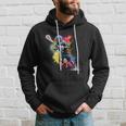 Colorful Lacrosse Player Boy On Lacrosse Hoodie Gifts for Him