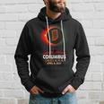 Columbus Indiana Total Solar Eclipse 2024 Hoodie Gifts for Him