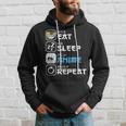 Comer Dormir Anime Repetir Manga Otaku Divertido Japonés Anime Sudadera Regalos para él
