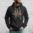 Cool Leopard Print Marijuana Leaf Animal Skin Hoodie Gifts for Him