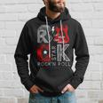 Cool Rock And Roll Star I Love Rock Loud Music Rock & Roll Hoodie Gifts for Him