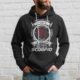 Cool Scorpio Dad Horoscope Sign Birthday Graphic Hoodie Gifts for Him