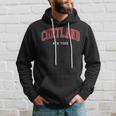 Cortland New York Varsity Sports Style Hoodie Gifts for Him