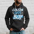 Cousin Says Boy Gender Reveal Baby Shower Party Matching Hoodie Gifts for Him