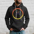 Cute And Cat Wearing Eclipse Glasses Hoodie Gifts for Him