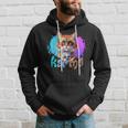 Cute Cat Lover Heart Shape Karma Hoodie Gifts for Him