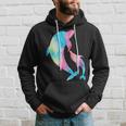 Cute Tie-Dye Dolphin Parent And Child Dolphins Hoodie Gifts for Him