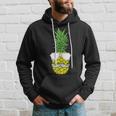 Dad Pineapple Fathers Day Hawaiian Tropical Summer Aloha Hoodie Gifts for Him