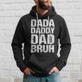 Dada Daddy Dad Bruh Fathers Day 2024 Dad Son Vintage Hoodie Gifts for Him