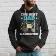 Damen Gärtner Papa Besterater Im Garten Mit-Ausschnitt Kapuzenpullover Geschenke für Ihn