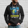 Das Leben Ist Schöner Mit Wellis Hoodie Geschenke für Ihn