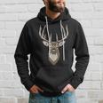 Dear Head Antlers Wilderness Club Hunting Graphic Hoodie Gifts for Him