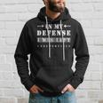 In My Defense Retro Vintage Classic Crew Neck Hoodie Gifts for Him