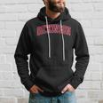 Dickinson North Dakota Nd Vintage Sports Red Hoodie Gifts for Him