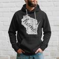 Distressed Wisconsin State Home Hoodie Gifts for Him