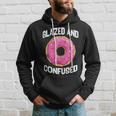 Donut Glazed And Confused Pink Donuts Lover Hoodie Gifts for Him