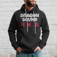 Dragon Sound Chinese Japanese Distressed Hoodie Gifts for Him