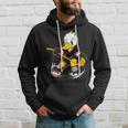 Duck Ice Hockey Player Hockey Stick Goalie Hoodie Gifts for Him