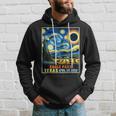 Eagle Pass Texas Total Solar Eclipse 2024 Starry Night Hoodie Gifts for Him