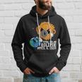 Earth Moon Sun Total Solar Eclipse April 8 2024 Totality Hoodie Gifts for Him