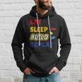 Eat Sleep Build Repeat Klemmbaustein Spielzeug Stones Hoodie Geschenke für Ihn