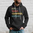 Eat Sleep Camping Repeat Camping Lover Hoodie Gifts for Him