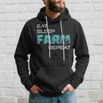Eat Sleep Farm Repeat For Farmers And Tractors Hoodie Gifts for Him