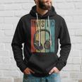 Electronic Music Lover Dj Vintage Retro Headphones Hoodie Gifts for Him