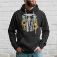 Elephant With Sunglasses And Sunflowers Hoodie Gifts for Him