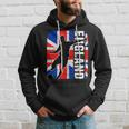 England Soccer Team British Flag Jersey Football Fans Hoodie Gifts for Him