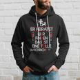 Er Heiratet Idiot Stag Night Hoodie Geschenke für Ihn