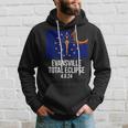 Evansville Indiana Eclipse 2024 Evansville Indiana Flag Hoodie Gifts for Him